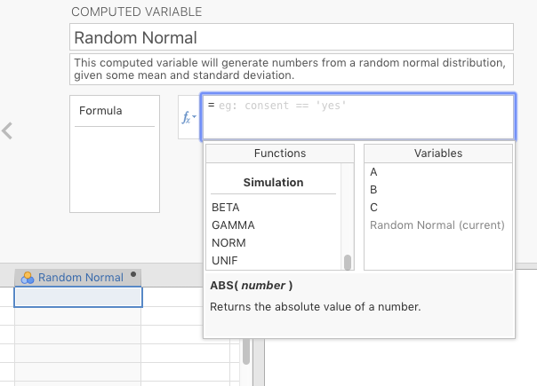 Finding the formula for a random normal distribution